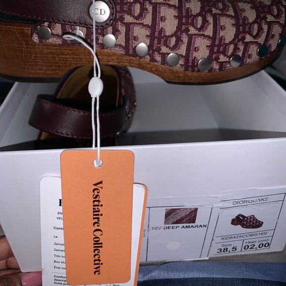 100% Authentic BNIB Diorquake Canvas Clogs. 38.5 - Picture 10 of 11